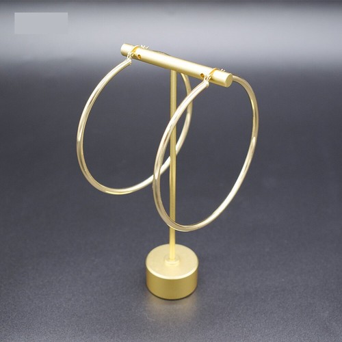 Hoop Earrings For Women - Rounded Women's Hoop Earrings set 30-80mm Sizes Availa - Bild 5 von 7