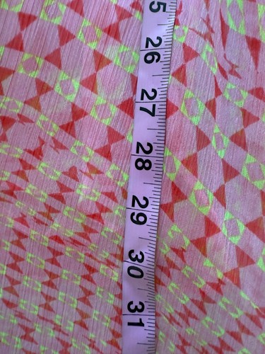 Misa Los Angeles Gaia One Shoulder Maxi Dress Pink Geometric High Slit Size S - Picture 13 of 13