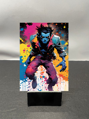 NightCrawler Marvel Comics Custom Art Trading Card Thick C1028