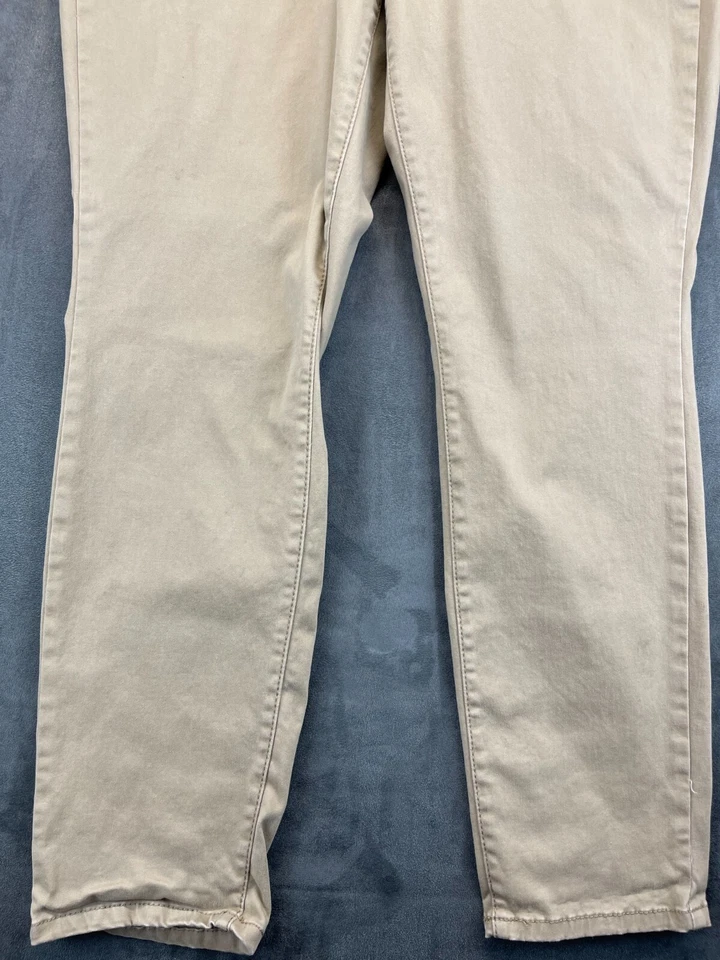 Sonoma Khaki Pants - Womens Size 14 Skinny - Beige - Cotton Blend (1291) - Image 2 of 4