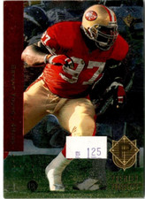 1994 SP Authentic  Foil - Premier Prospects - Bryant Young # 6 - Rookie  49er