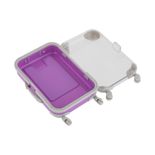 12x Valigia trolley simulazione mini valigia scatola caramelle trucco pennello custodia - Foto 24 di 24