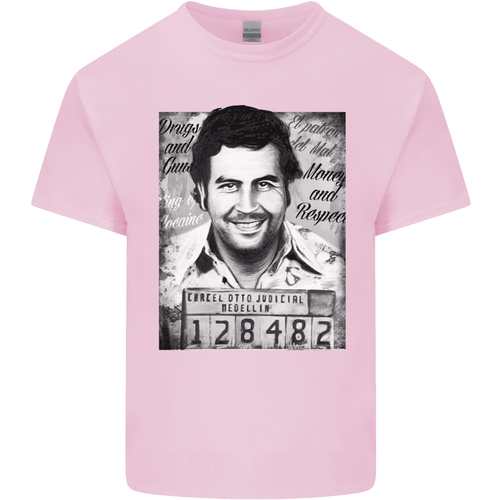 Pablo Escobar Mug Shot T-Shirt En Coton Pour Homme - Zdjęcie 97 z 106