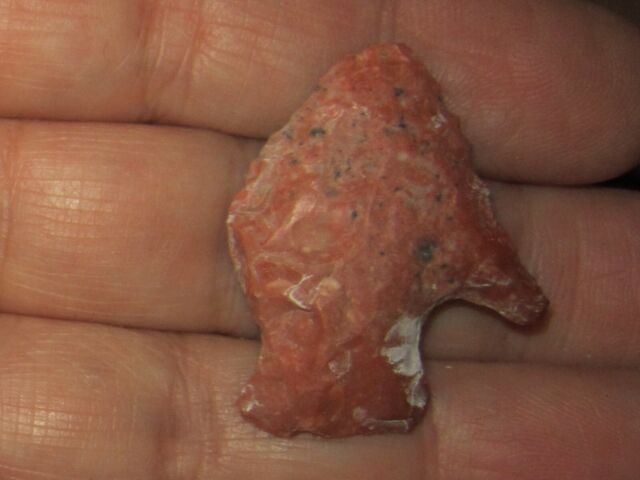 WELL USED AUTHENTIC ARKANSAS STEMMED KNIFE NICE ARTIFACT SPEAR ARROWHEAD TOOL WELL USED AUTHENTIC ARKANSAS STEMMED KNIFE NICE ARTIFACT SPEAR ARROWHEAD TOOL