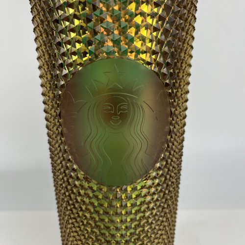 Starbucks 2022 UW Gold Studded Tumbler 24oz Venti Washington Huskies NO STRAW - Picture 3 of 7