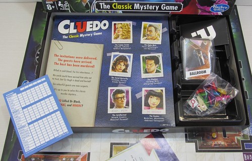 Cluedo The Classic Mystery Family Board Game - Includes Dr Orchid 2015 Hasbro - Picture 3 of 5