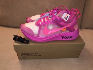 Off Fly Zoom Tulip Eu45 White Pink Nike Us10 q7U1x