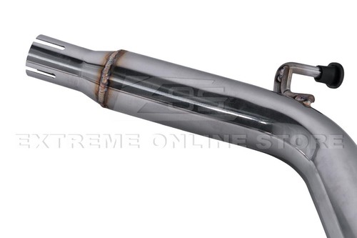 For 07-14 Infiniti G35 G37 Sedan | 4" Tips Muffler Delete Axle Back Exhaust - Picture 17 of 21