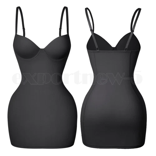 Damen Ganzkörper Slip Nahtlos Schlankmacher Bauch Kontrolle Slip Unterkleid Pulsgröße - Bild 27 von 38