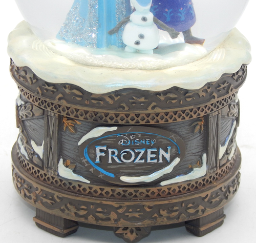 Disney Frozen Musical Snow Globe Store Parks Exclusive Olaf Anna Elsa - RARE - Picture 3 of 9