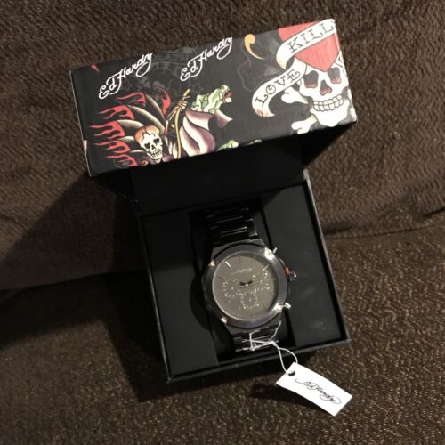 MENS ED HARDY WATCH CHRONOGRAPH - Picture 4 of 4