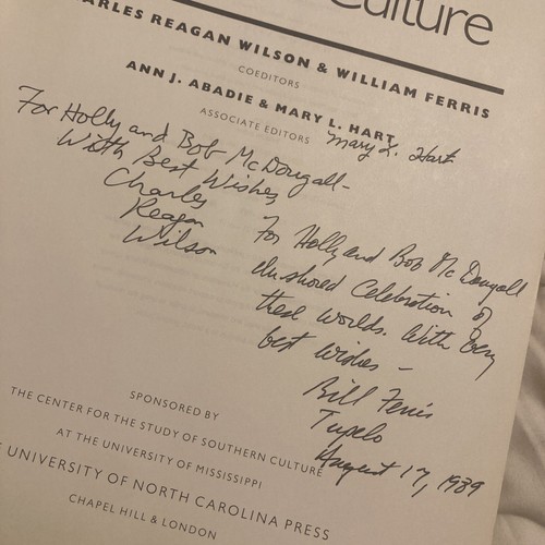 Encyclopedia of Southern Culture Signed By Charles Reagan, William Ferris & Mary - Imagen 20 de 24