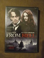 From Hell DVD, 2001 Widescreen Horror, Thriller, Johnny Depp, Heather Graham