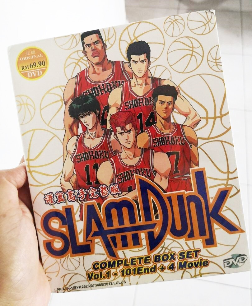 Anime DVD Slam Dunk Complete Box Set Vol. 1 - 101 End + 4 Movie Eng Subalt
