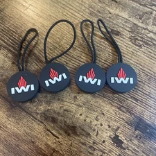 IWI Israel Weapon Industries Zipper Pulls (Lot of 4) SHOT SHOW 2023