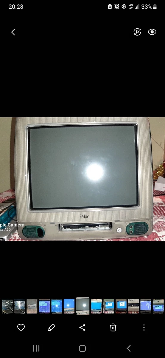 iMac G3 PowerPC Primera Serie Año 1998 Vintage Mac Apple Macintosh