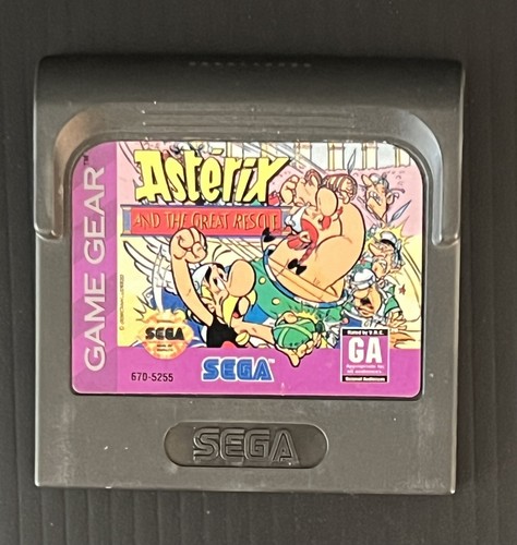Asterix and the Great Rescue | Sega Game Gear, 1995 | CIB | Game & Box + Inserts - Picture 3 of 12