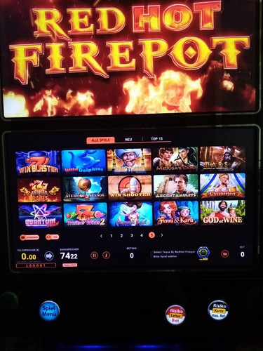 Bally Wulff  Texas XL Red Hot Firepot mit 75 Spielen und mit Zulassung bis 2027 - Bild 2 von 24