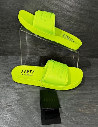 Puma Fenty X Rihanna Surf Slide ""Green Gecko"" 367747-04 Talla 7,5 Mujer - Imagen 2 de 6