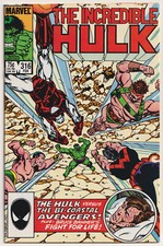 Incredible Hulk 316 NM 9.4 Marvel 1986 Avengers John Byrne
