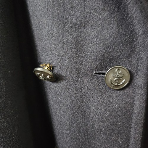 Gloverall Wollmischung Peacoat Reefer Mantel Zweireiher Navy Größe 46 EU 56 Herren - Bild 5 von 11