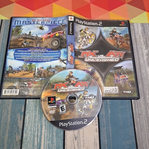 MX vs. ATV Unleashed (Sony PlayStation 2, 2005) Great Disk & Case Plays Great! - Picture 1 of 6