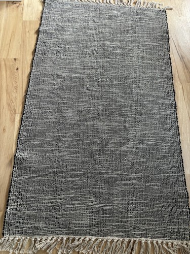 Rug Multicolor 60X35.5 " Accent Scatter Throw Woven Farmhouse Great Shape! - Picture 7 of 10