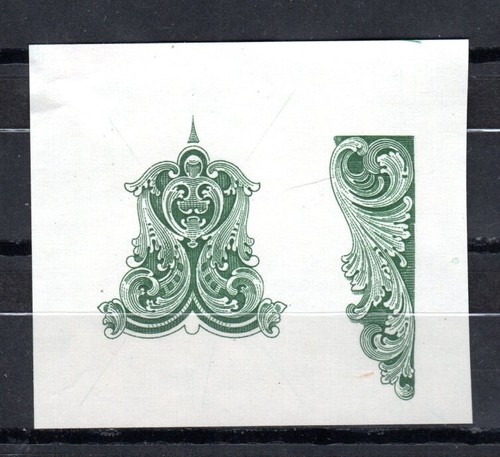 ABN 'Intricate Feature Selection' Proofs on India Paper Intaglio 1800s - Picture 6 of 6