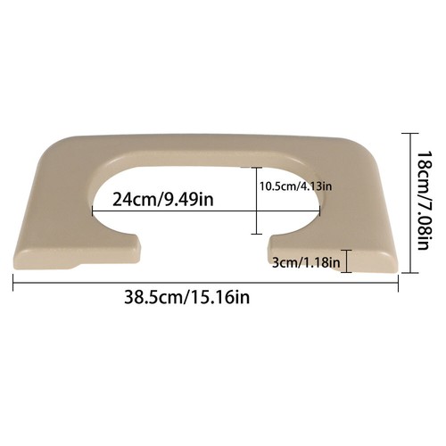 Portavasos consola central almohadilla beige Super Duty para Ford F250 F350 1999-2010 nuevo - Imagen 7 de 11