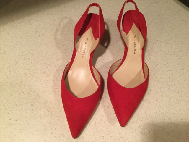 Women/'s Flats Suede Shoes California Red Rhea Footwear