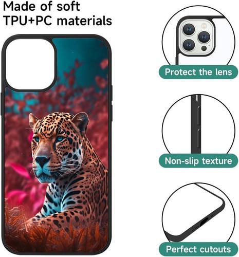 jaguar colorful leopard For iPhone SE4 16E 12 13 14 15 16 Pro Max TPU Phone Case - 第 23/25 張圖片