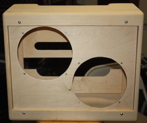 rawcabs Custom hand crafted 2x10 empty pine Blues Junior combo cabinet Project