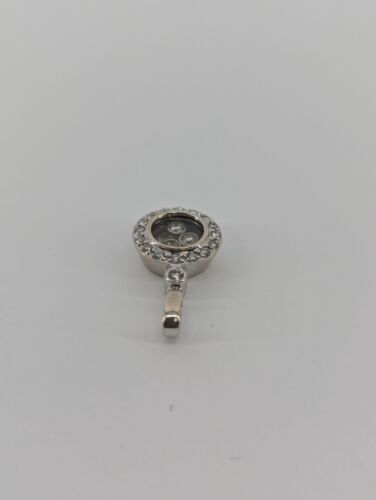 14kt white gold, 3.26 grams, 1/4ct Tw, Circle diamond pendant - Picture 3 of 9