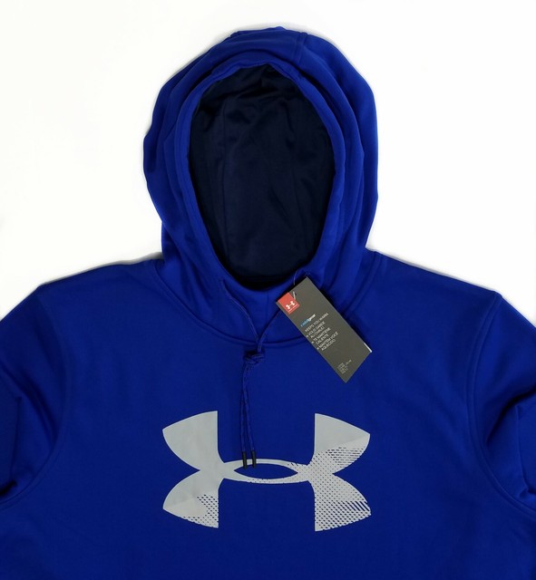 under armour blue hoodie mens