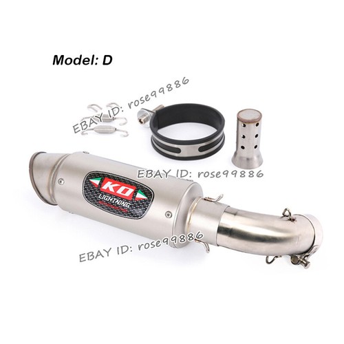 For Honda CB1000R 2007-2017 Motorcycle Exhaust Middle Pipe Link Muffler Tip - Picture 5 of 12