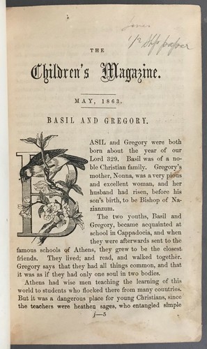 Hart The Children’s Magazine: Vols. XXXV, XXXVII, XXXVIII, XXXIV 1863/65-67 - Bild 3 von 12