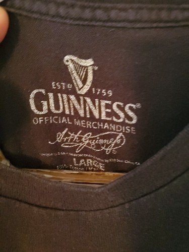 Guinness T-shirt Size L BK1 - Picture 3 of 4