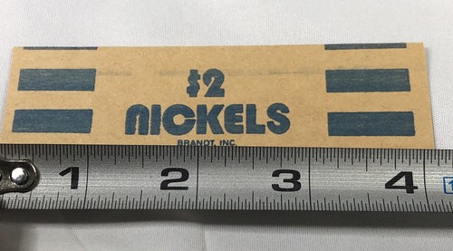 (10) Vintage $2 Nickel Brandt Coin Wrappers New Watertown Wisconsin - Picture 4 of 5