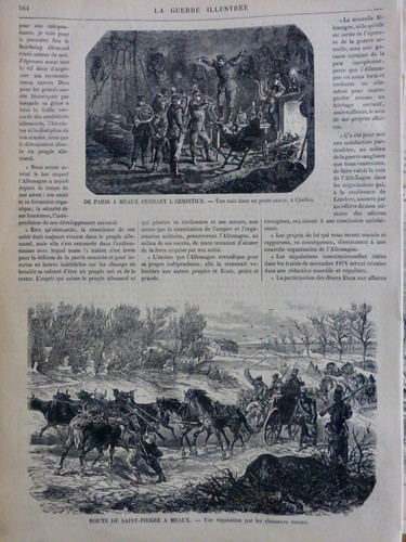 1871 ALLEMAND PRUSSIEN UHLAN BAVAROIS SAXONS 11 JOURNAUX ANCIENS - Foto 9 di 11