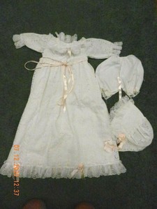 eyelet christening gown