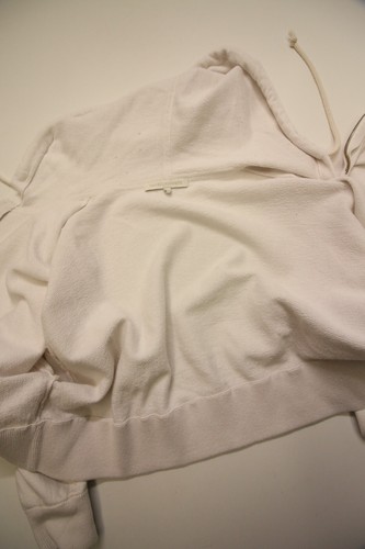 Nakedcashmere Zip Hoodie Sweatshirt Womens S Cotton Cashmere Blend Crop READ - Picture 12 of 17