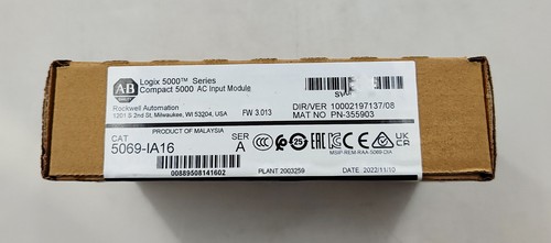 AB Original 5069-IA16 Compact Logix 5000 AC Input Module PLC New Sealed 5069IA16