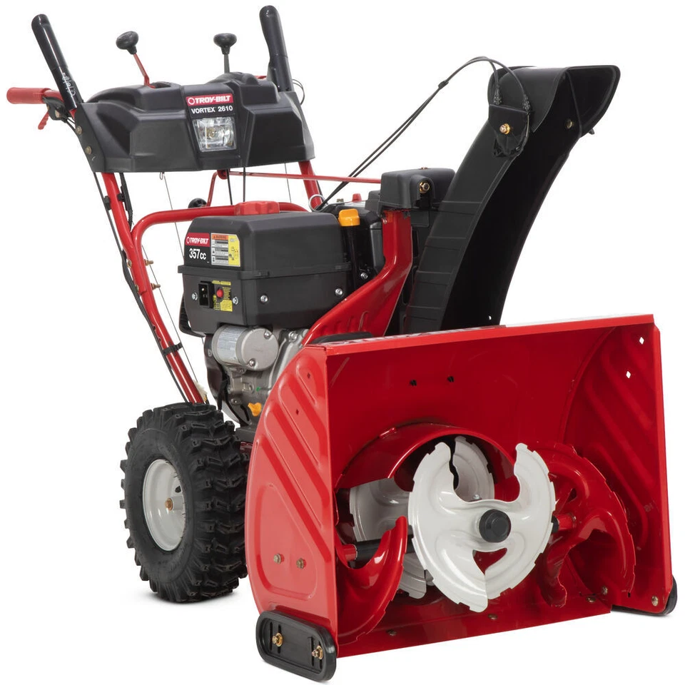 Troy Bilt 31AH5DP7B66 Vortex 2610 3 Stage 357cc Gas Snow Blower Red Color