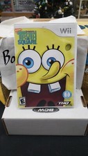 CIB SPONGEBOB'S TRUTH OR SQUARE NINTENDO WII VIDEO GAME COMPLETE IN BOX