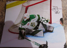 TIKHON CHAIKA SIGNED 8X10 MATTE PHOTO PRINCE ALBERT RAIDERS TEAM BELARUS (B)
