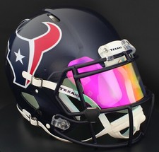 HOUSTON TEXANS NFL Football Helmet with REVO PRISMATIC Visor / Eye Shield