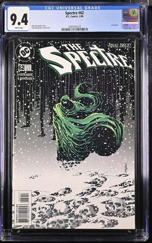 Spectre #62 CGC 9.4 1998 4345562023 Endausgabe seltener Schlüssel mit niedrigem Druck