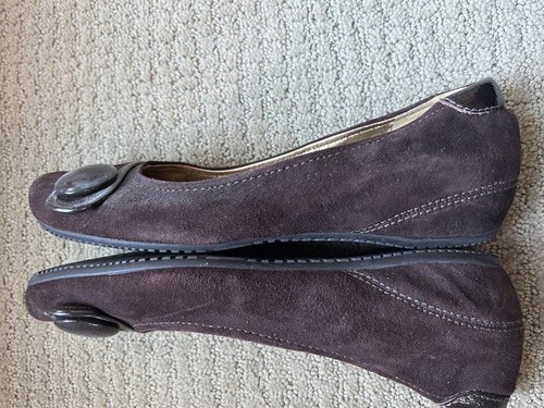 ECCO Women's Loafers Flat Shoes Size EU 40 US 9 Suede Brown - Picture 5 of 8