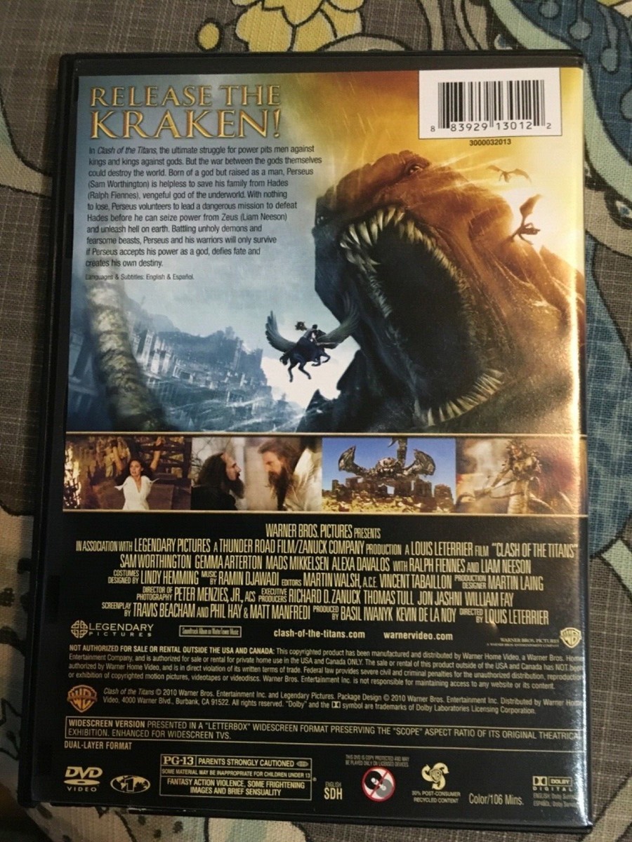 Clash of the Titans (Dvd) blockbuster video store rental