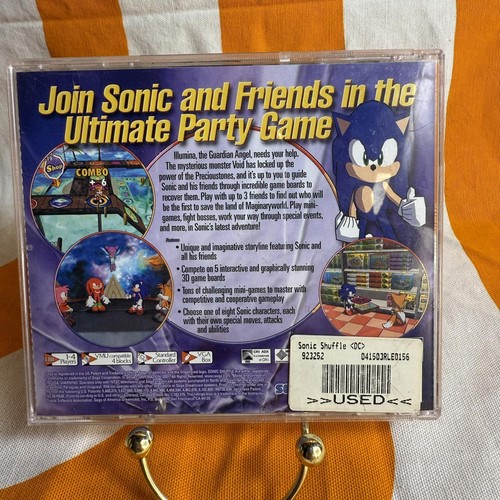 Sonic Shuffle (Dreamcast) non per rivendita CIB Ultimate Party gioco spedizione veloce gratuita - Foto 2 di 7